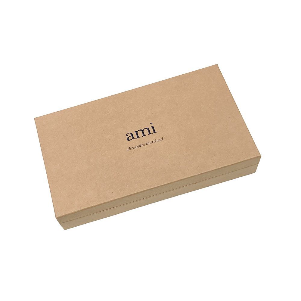 新品 AMI PARIS アミパリス USL709 AL0139 001 グレーズドレザー Paris