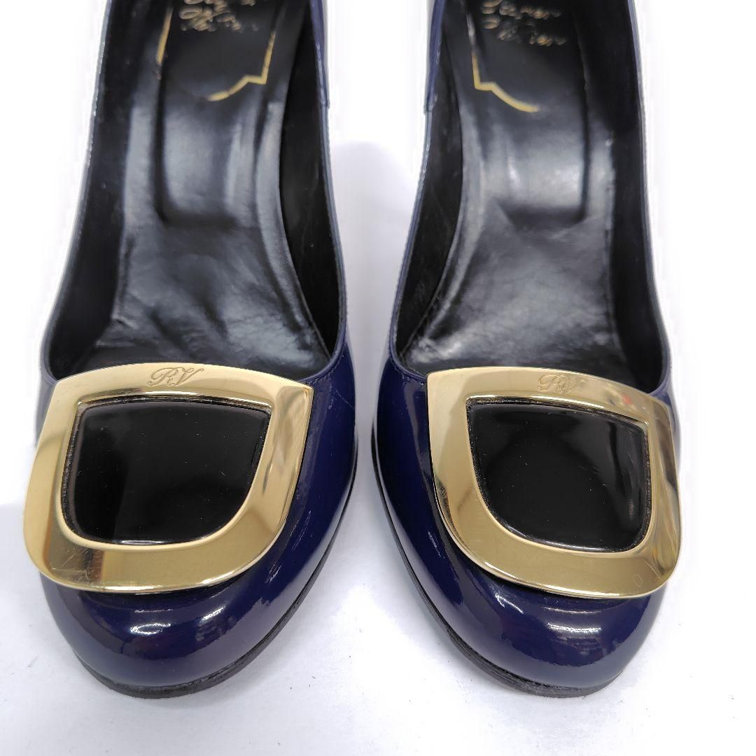 ROGER VIVIER ロジェヴィヴィエ パンプス 36.5 エナメル ハイヒール