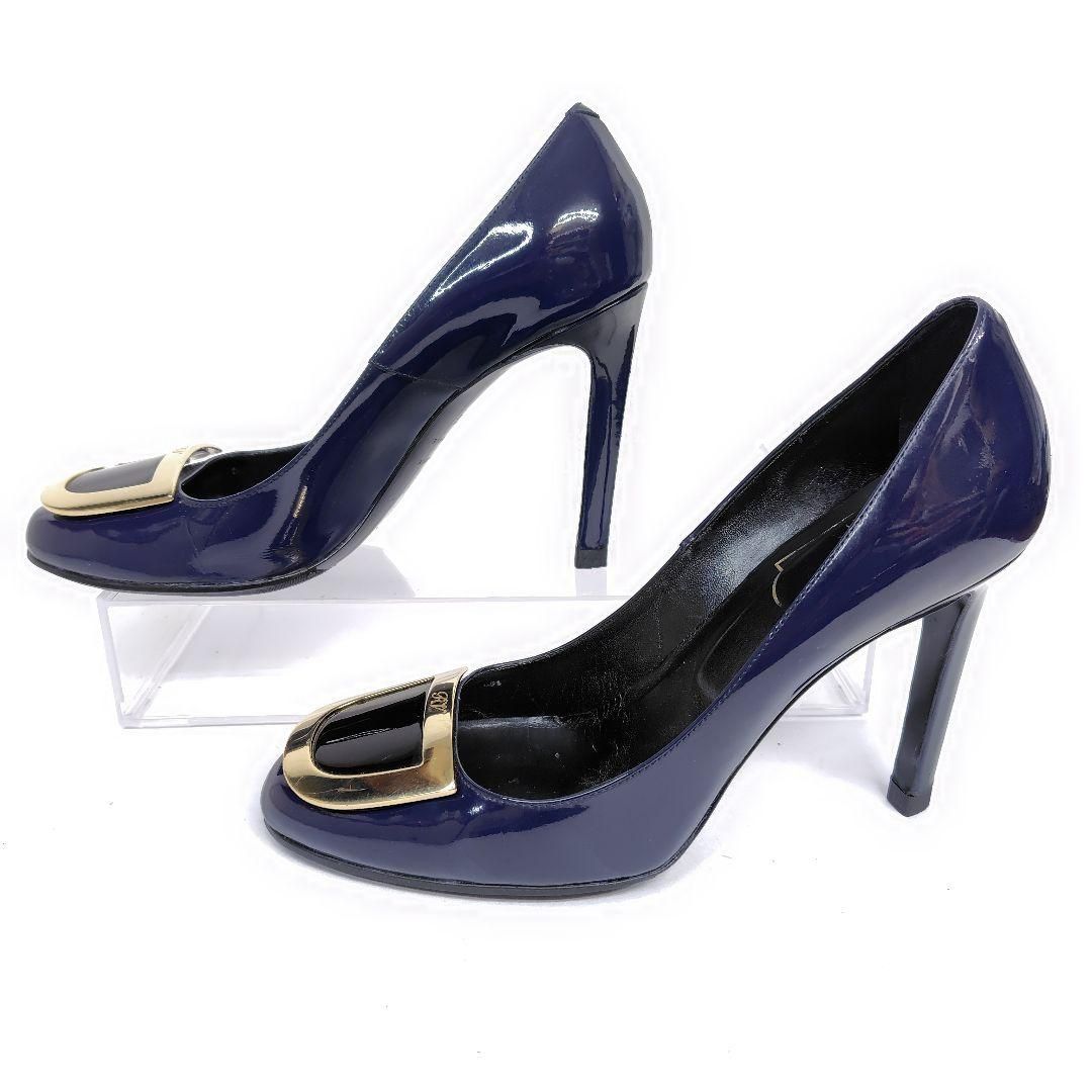 ROGER VIVIER ロジェヴィヴィエ パンプス 36.5 エナメル ハイヒール