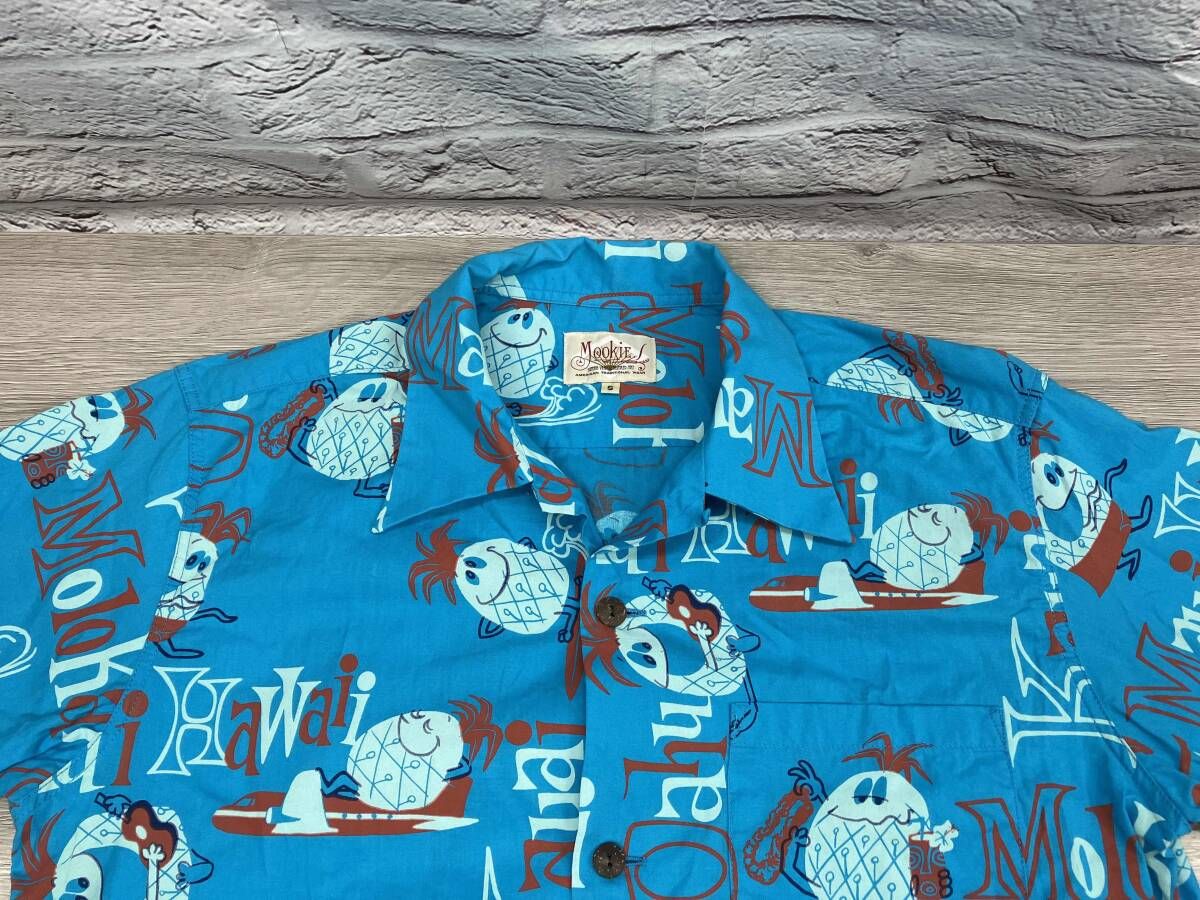 SUNSURF PINEAPPLE ISLAND SS39098 アロハシャツ トップ 表記サイズ S