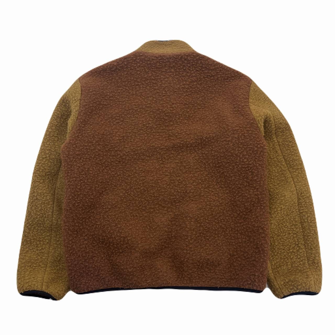 ザラ フリースジャケット メンズ L - XL ブラウン ボア ビッグ 