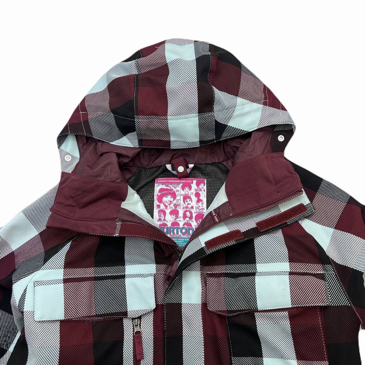 バートン スノボウェア メンズ L ボルドー × ブラック × ホワイト