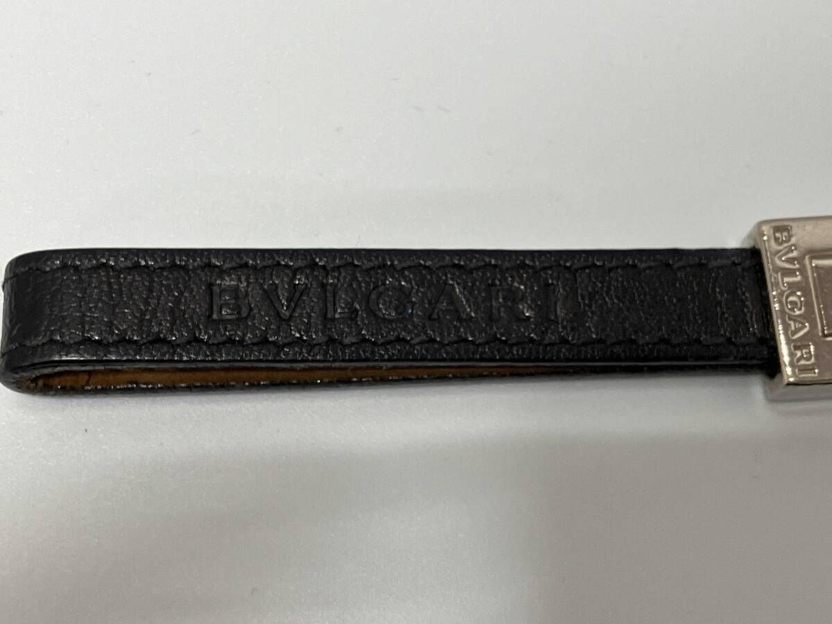 BVLGARI  ストラップ 楽天市場】BVLGARI 携帯ストラップブルガリ ブラック ロゴ型押しレザー