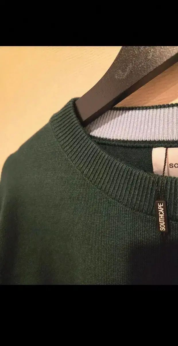SOUTH CAPE サウスケーブ 工場 ケーブル ニット グリーン100 SOUTH
