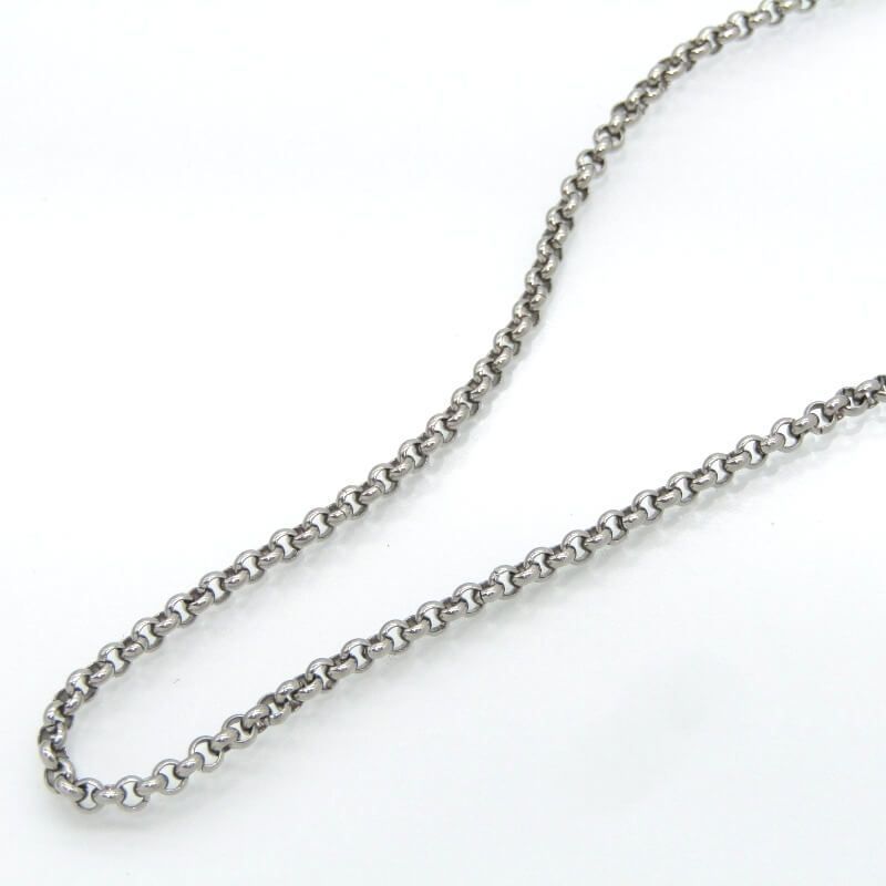 SAAD サード ネックレス ロールチェーン 甲丸 XNC-10/45 SS メンズ