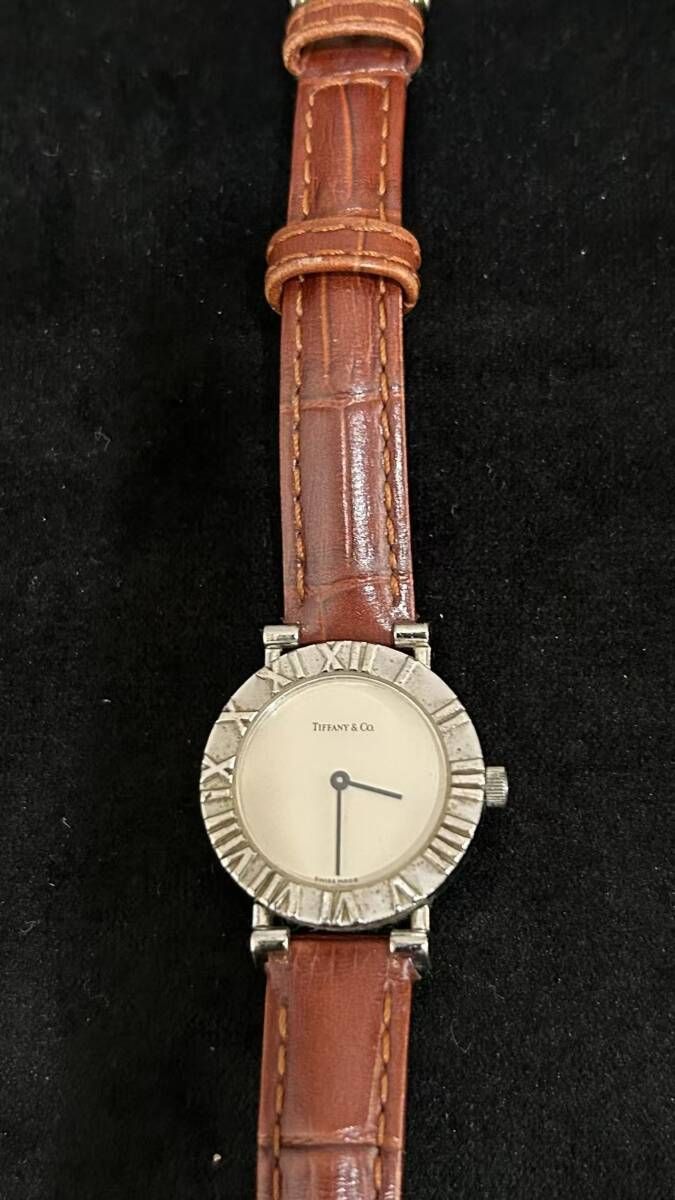 中古美品正規品】 ティファニー メンズ 腕時計 アトラス 可動品