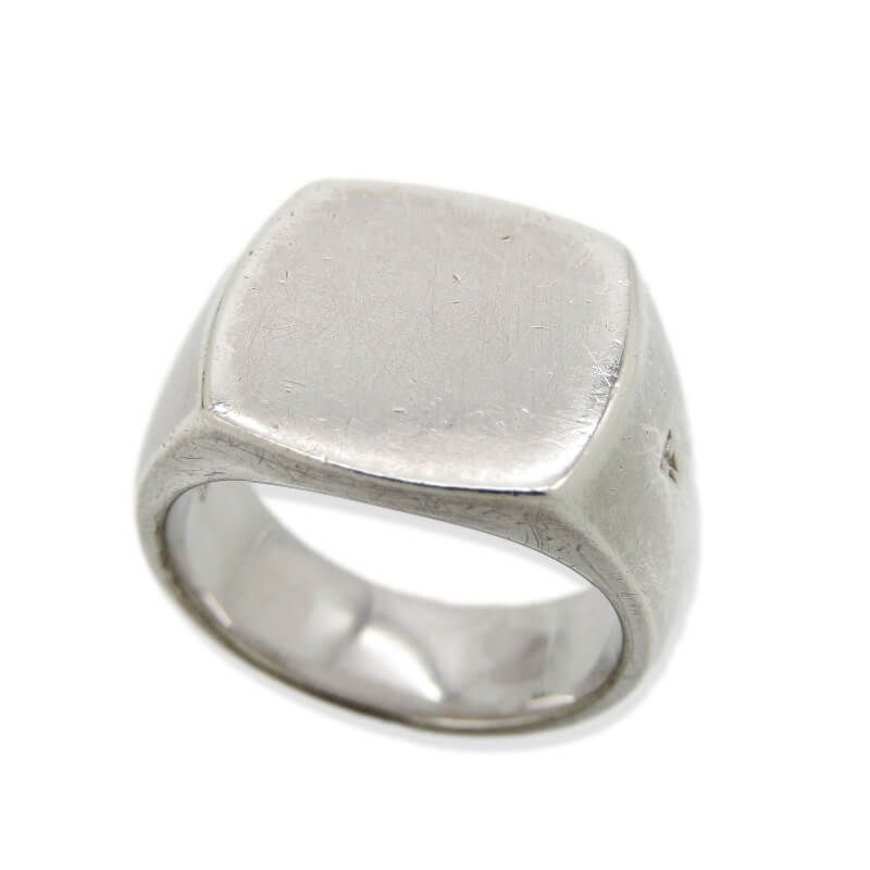 TOM WOOD トムウッド リング Cushion Polished Ring #54 クッション