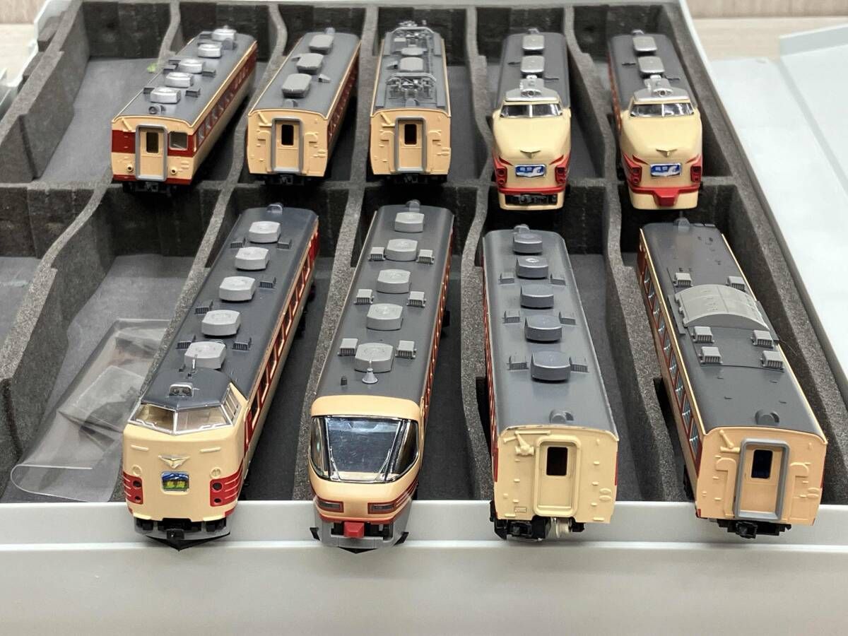 ジャンク ［現状品］TOMIX 485系 特急電車 初期型 基本セットB・増結