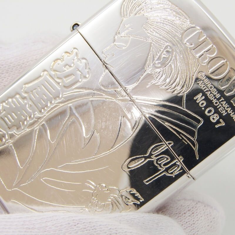 美品 ZIPPO ジッポー CROWS 坊屋春道 2000年製 クローズ シリアル