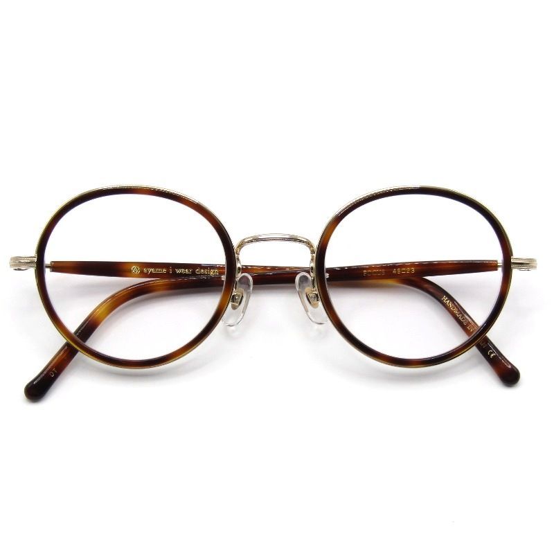 ayame アヤメ メガネフレーム FOCUS 日本製 フォーカス ボストン ワッパ ウィンザーリム DT ダークタートル/ゴールド 61004402