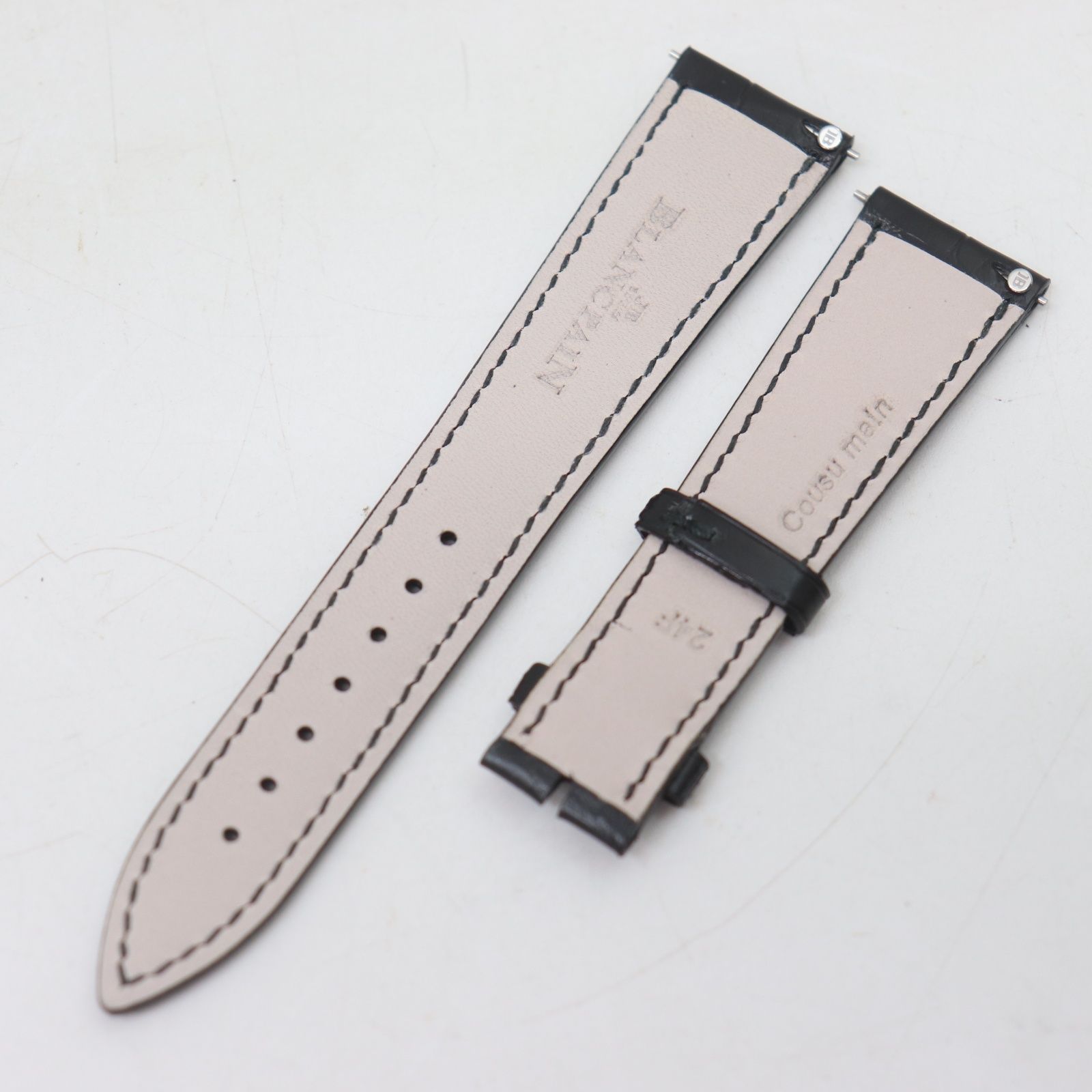 IT1PFKZIVTDS 未使用 BLANCPAIN ブランパン クロコダイル 革 純正