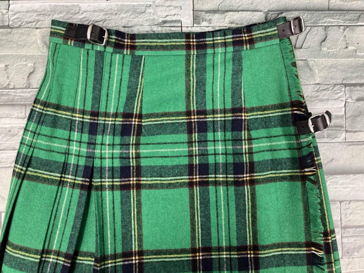 O'NEILL/スカート/プリーツ/チェック/グリーン/1624-343-3271/サイズ6