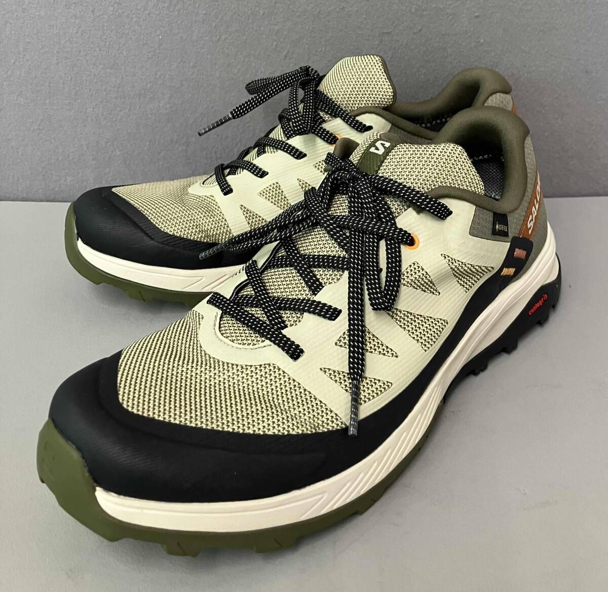 salomon サロモン 471422 スニーカー 27㎝ カーキ ゴアテックス - メルカリ
