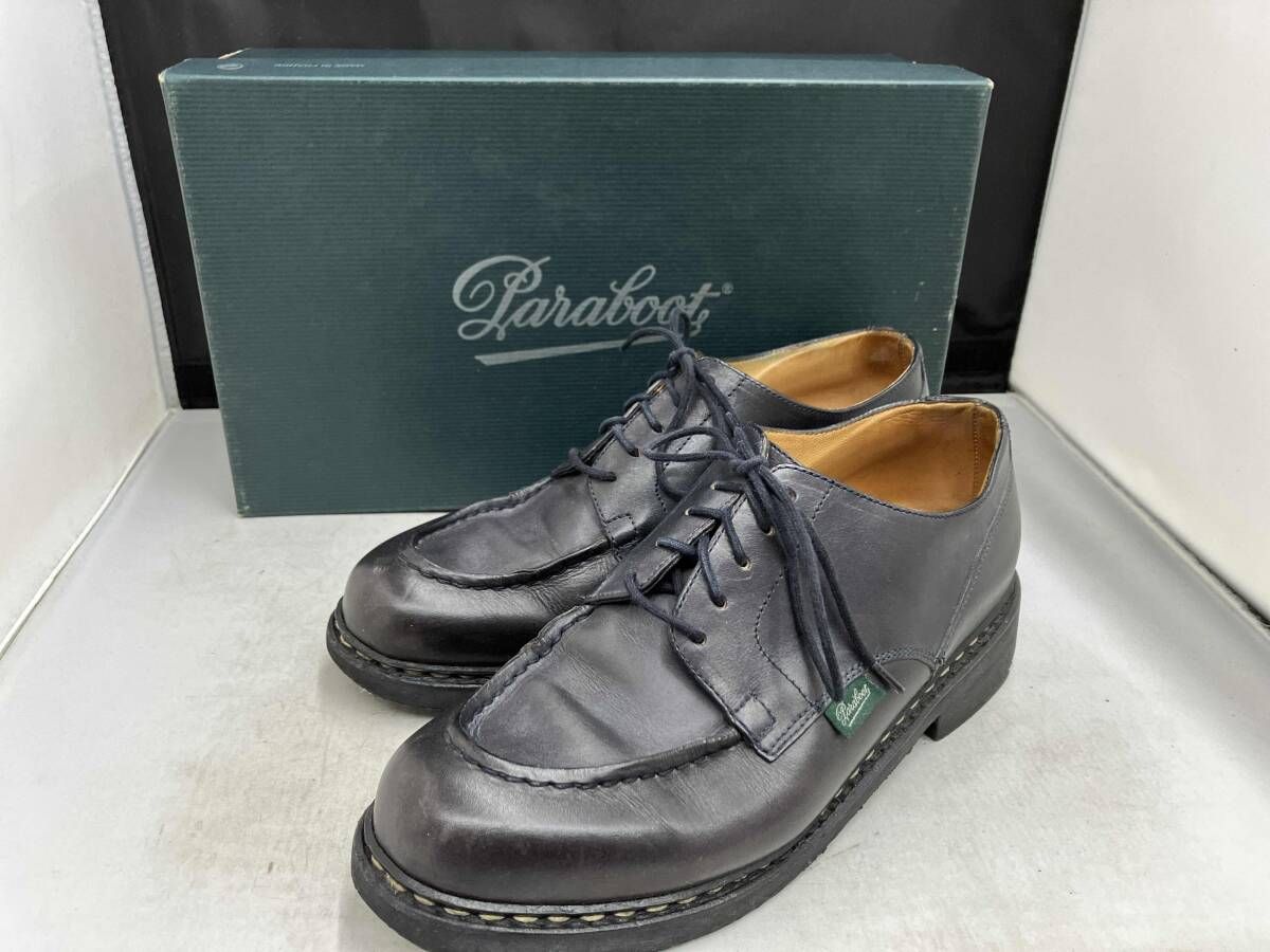 Paraboot/CHAMBORD/ビジネスシューズ/サイズ6.5(約25cm)/ブラック/革靴 