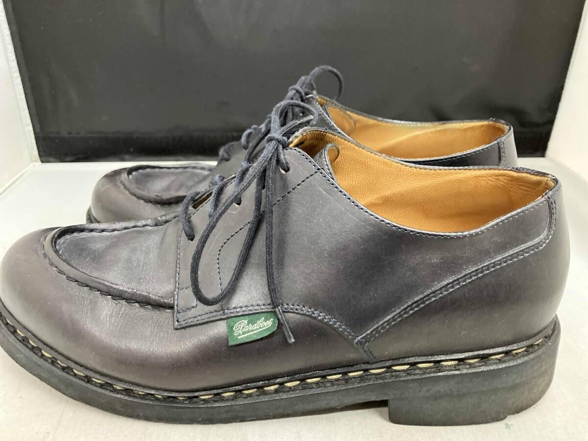 Paraboot/CHAMBORD/ビジネスシューズ/サイズ6.5(約25cm)/ブラック/革靴 
