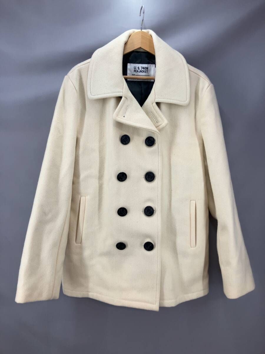☆ SCHOTT ショット ダッフルコート アイボリー系 42 LLサイズ 冬