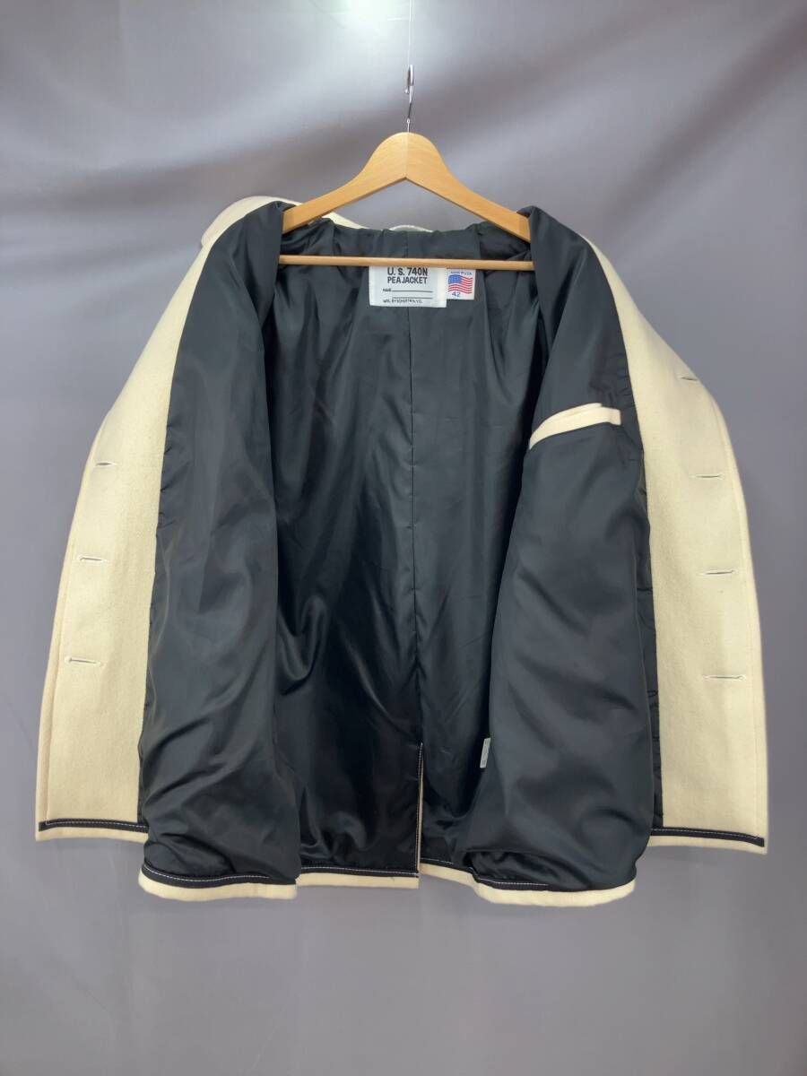 ☆ SCHOTT ショット ダッフルコート アイボリー系 42 LLサイズ 冬