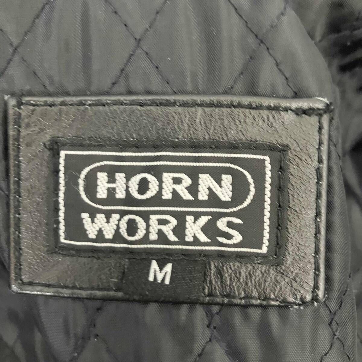 HORN WORKS ホーンワークス シングル ライダース 本革 レザー