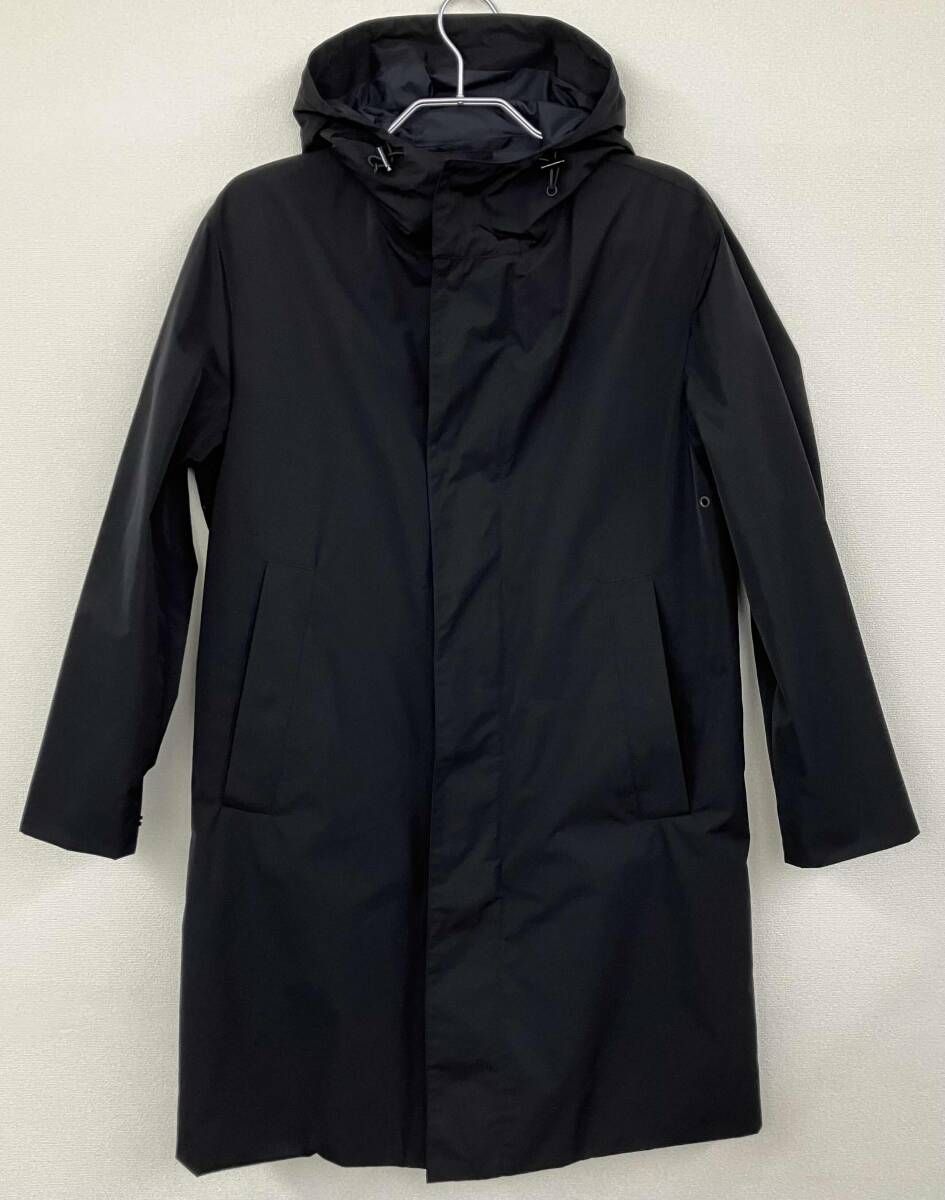 theory セオリー フード付コート メンズXS ブラック 09-3309603-050