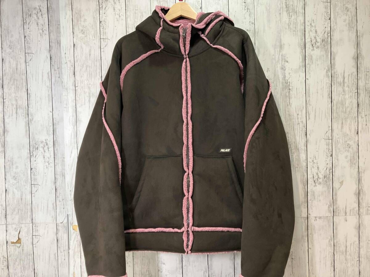 PALACE パレス スケートボード Sherpa Faux Suede Hooded Jacket Fox