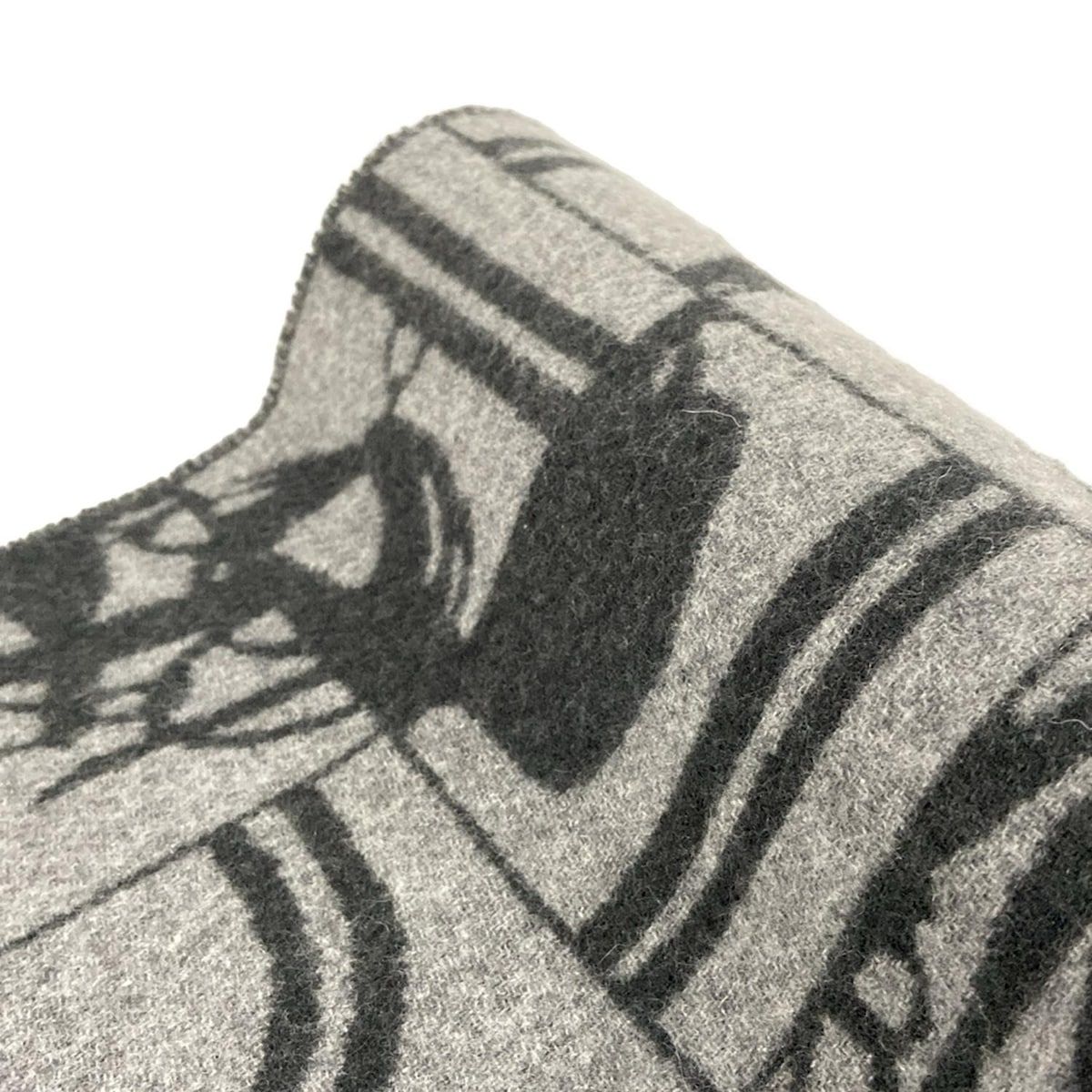 HERMES マフラー グレー/ブラック　ブリッド・ドゥ・ガラ　新品　カシミヤ 楽天市場】エルメス HERMES カシミヤ マフラー ブリッド ドゥ ガラ