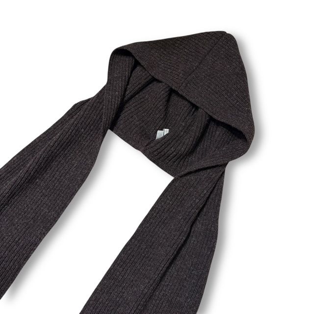 00s NUMBER(N)INE ストール マフラー ウールフードマフラー サイズF