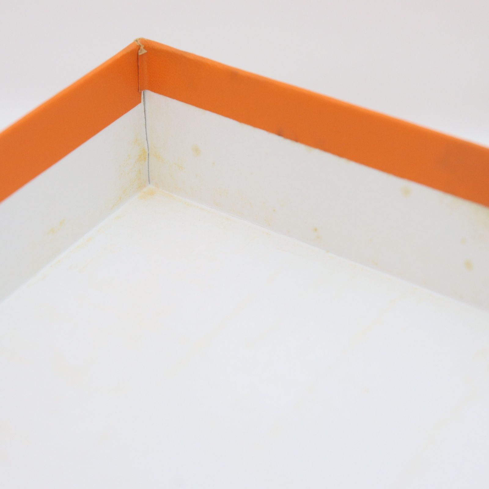 IT5A7Z2FCL0I HERMES エルメス バーキン25 空箱 34×34×13.5 ボックス バッグ用 オレンジ ロゴ マーク 空き箱