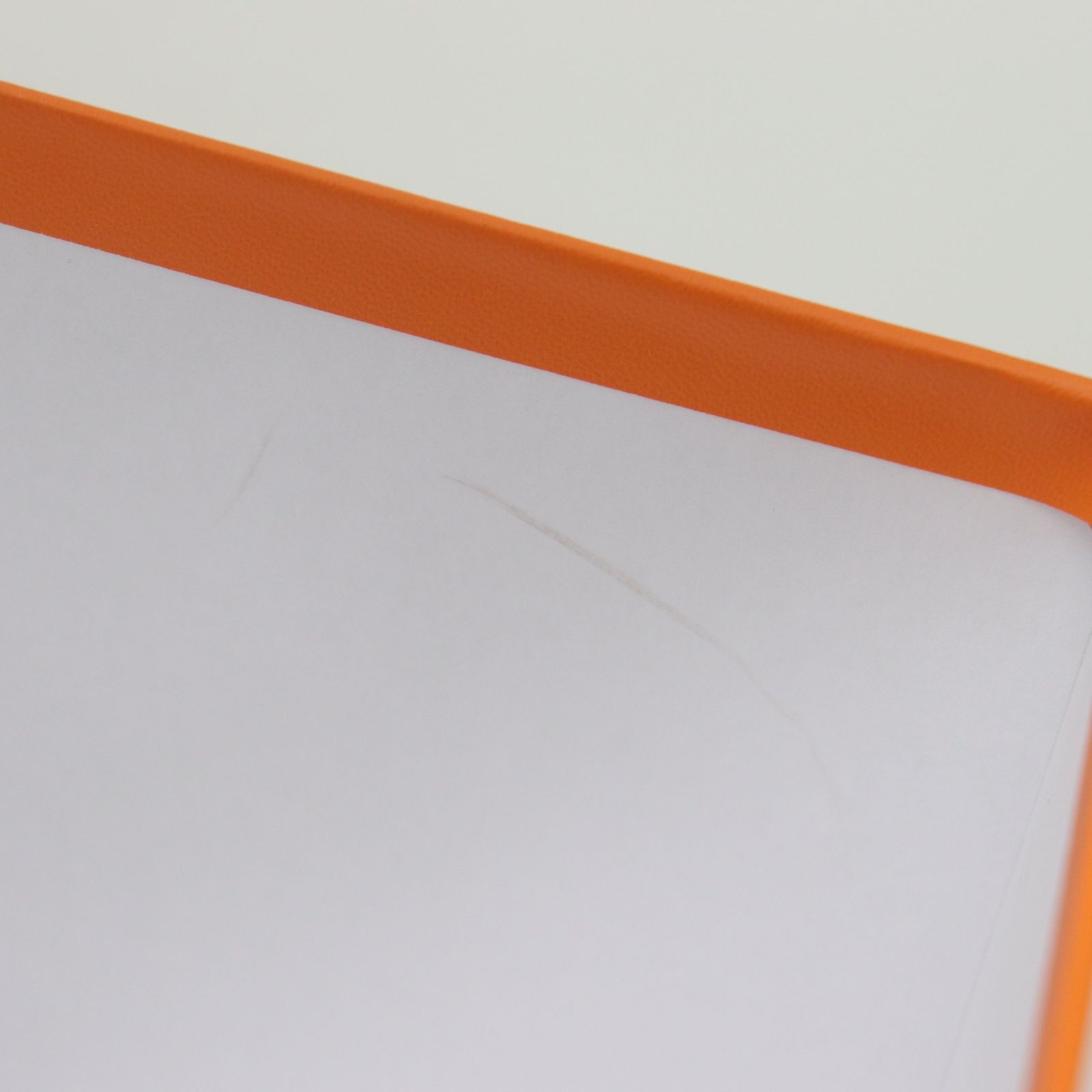 IT5A7Z2FCL0I HERMES エルメス バーキン25 空箱 34×34×13.5 ボックス バッグ用 オレンジ ロゴ マーク 空き箱