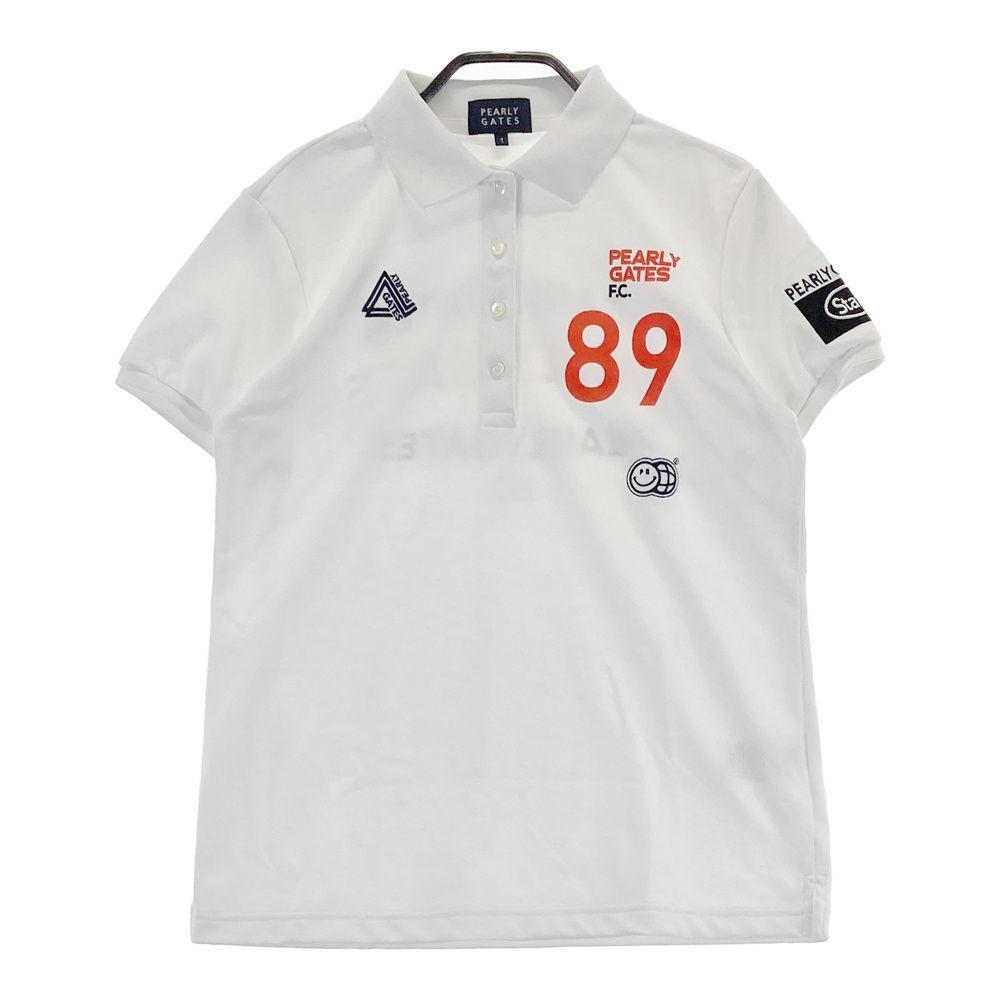 GATES ゴルフ用ロゴ入りポロシャツ サイズ：1 PEARLY GATES パーリーゲイツ 2024年 半袖ポロシャツ