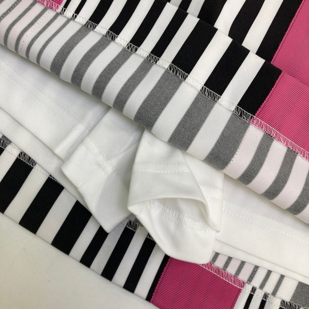 サイズ：40 ARCHIVIO アルチビオ インナー付 スカート ストライプ柄