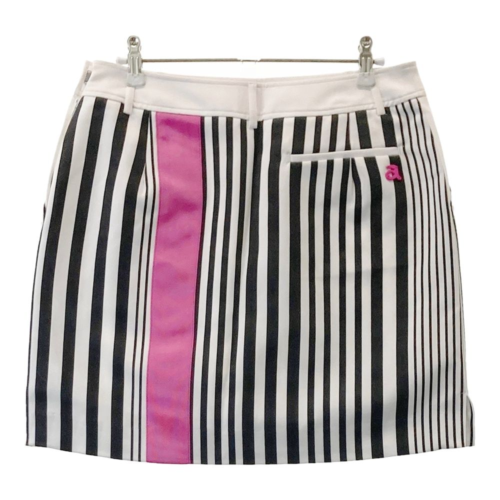 サイズ：40 ARCHIVIO アルチビオ インナー付 スカート ストライプ柄