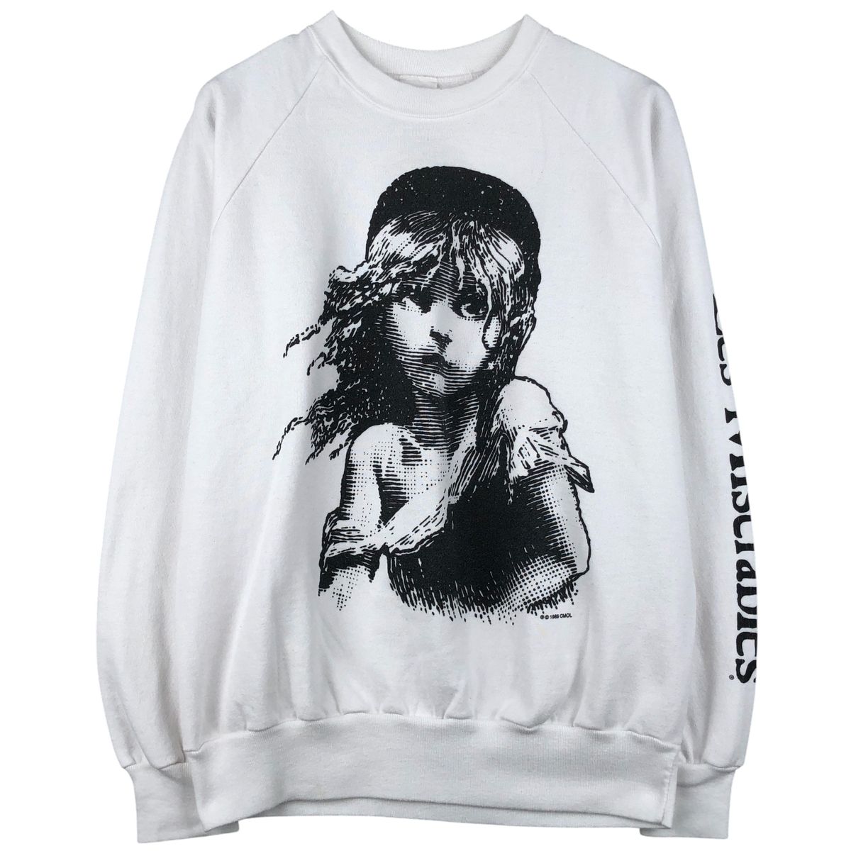 80's USA製 Les Miserablesスウェット XL フルーツボディ 80's USA製 Les Miserablesスウェット XL フルーツボディ 80年代 Les