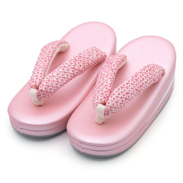 七五三 3・5歳用 草履 女の子 Mサイズ 18cm ピンク 三歳 三才 5才 五歳