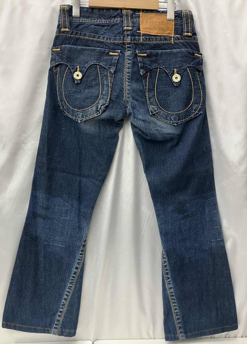 TRUE RELIGION トゥルーレリジョン フレアデニム USA製 メンズ ブルー