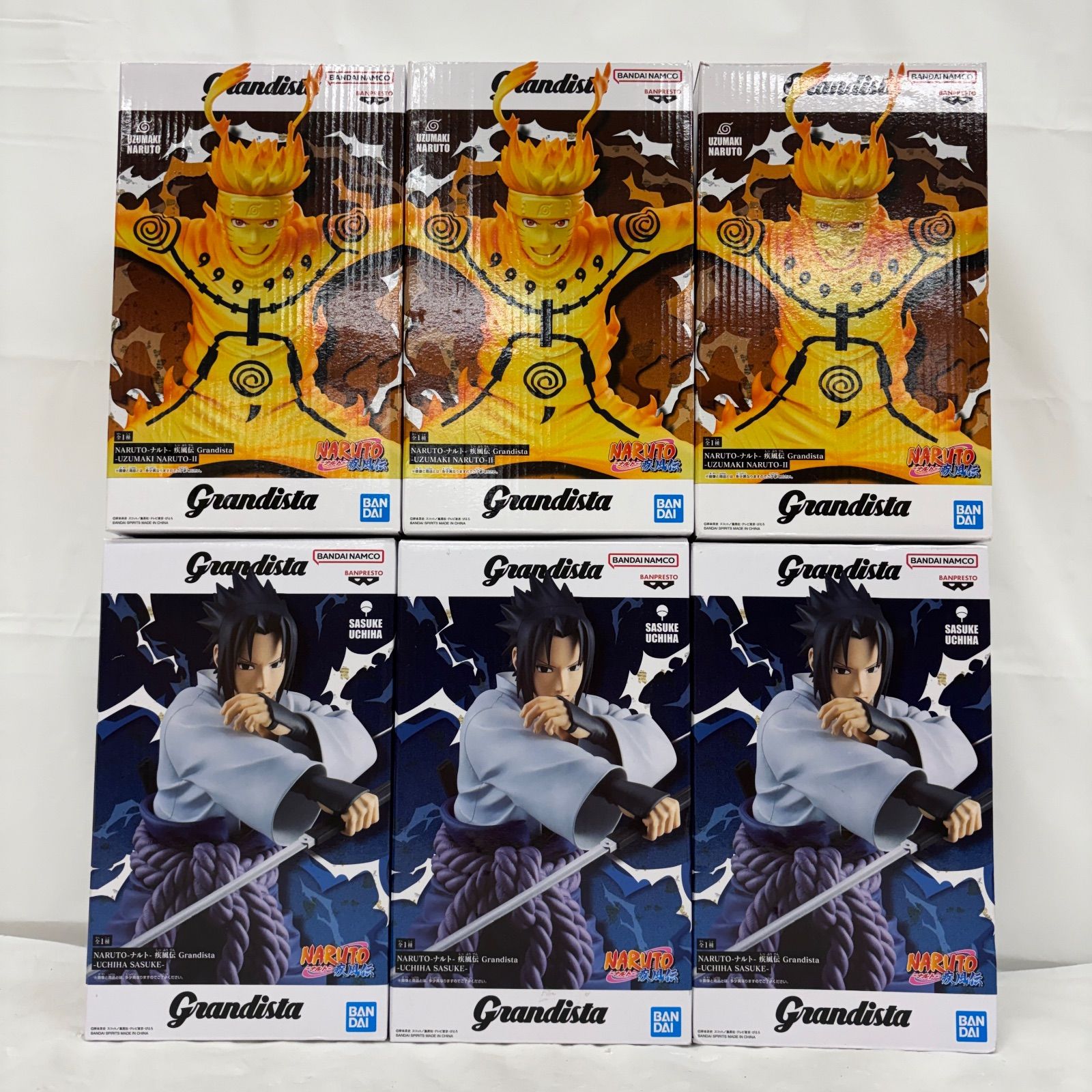 未開封 NARUTO 疾風伝 ナルト Grandista 6個セット LFQ980 f101 - メルカリ