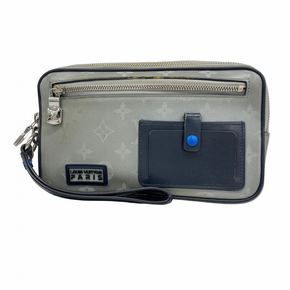 【5pb1713】ルイヴィトン クラッチバッグ モノグラム・サテライト アルファ クラッチ M44171 グレー【中古】メンズ ☆SALE【5pb1713】ルイヴィトン クラッチバッグ モノグラム