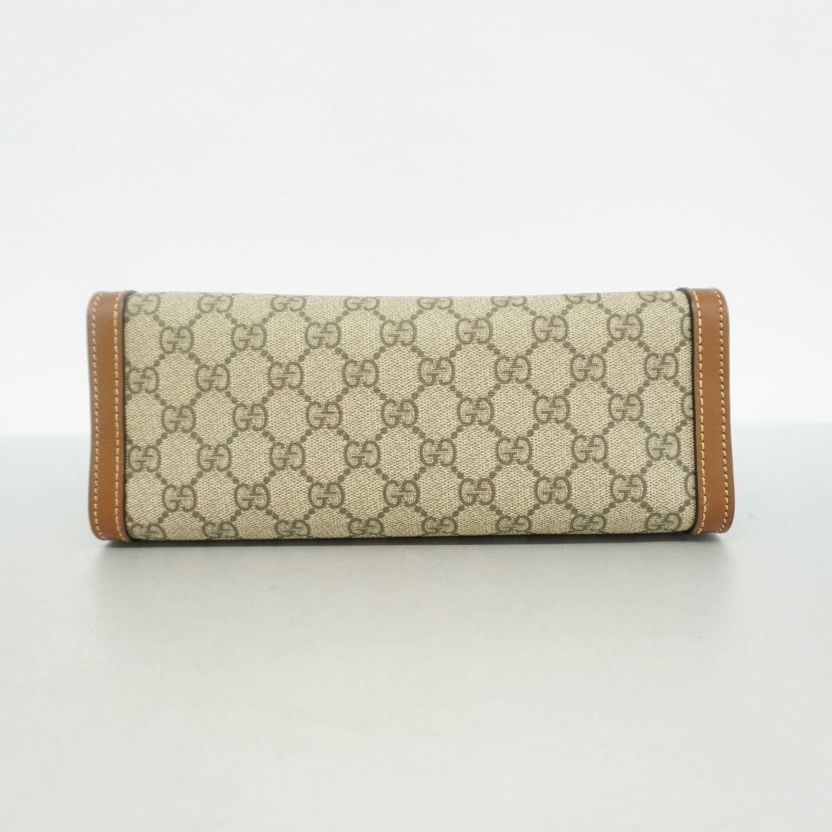 【5pb1555】グッチ ショルダーバッグ GGスプリーム パドロック スモール 498156 PVC ブラウン ゴールド金具【中古】レディース ☆SALE【5pb1555】グッチ ショルダーバッグ GGスプリーム パドロック