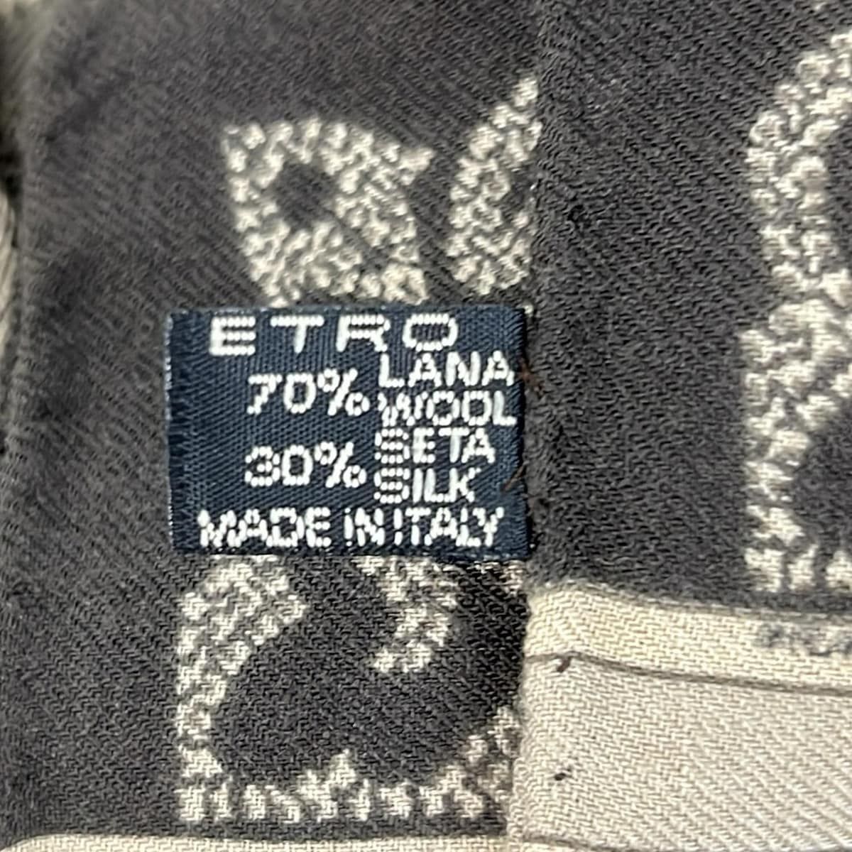 ETRO(エトロ) ストール(ショール)新品同様 - ダークブラウン×ベージュ