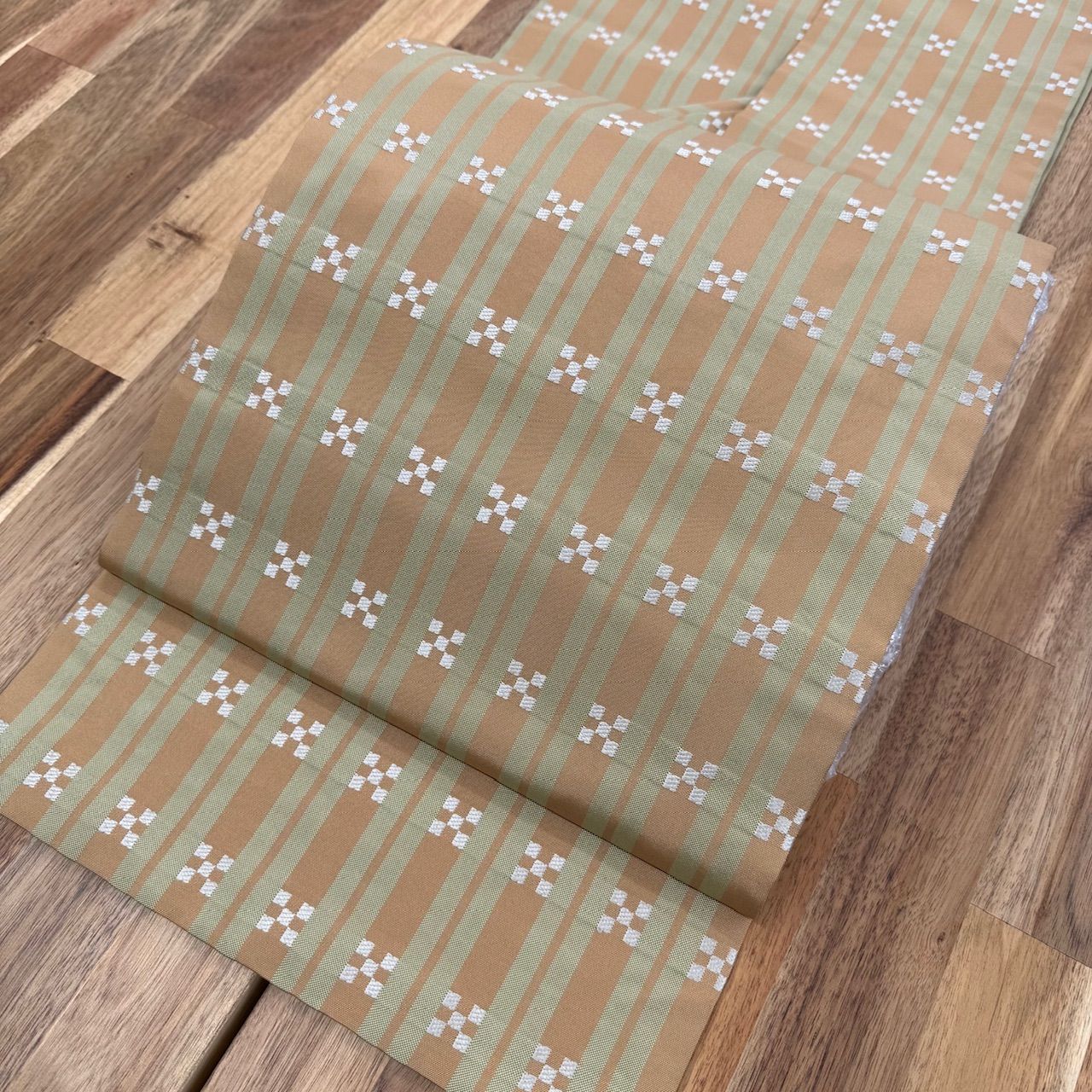 名門【川島織物】 西陣織 錦九寸名古屋帯 中古品 お仕立て上がり やや