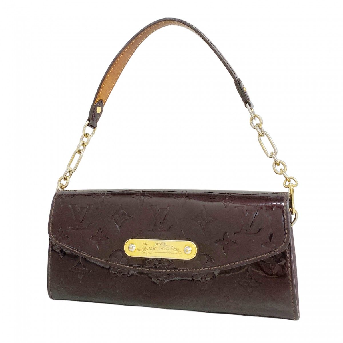 【5pb1873】ルイヴィトン ショルダーウォレット ヴェルニ サンセットブルーバード M93542 アマラント【中古】レディース ☆SALE【5pb1873】ルイヴィトン ショルダーウォレット ヴェルニ サン