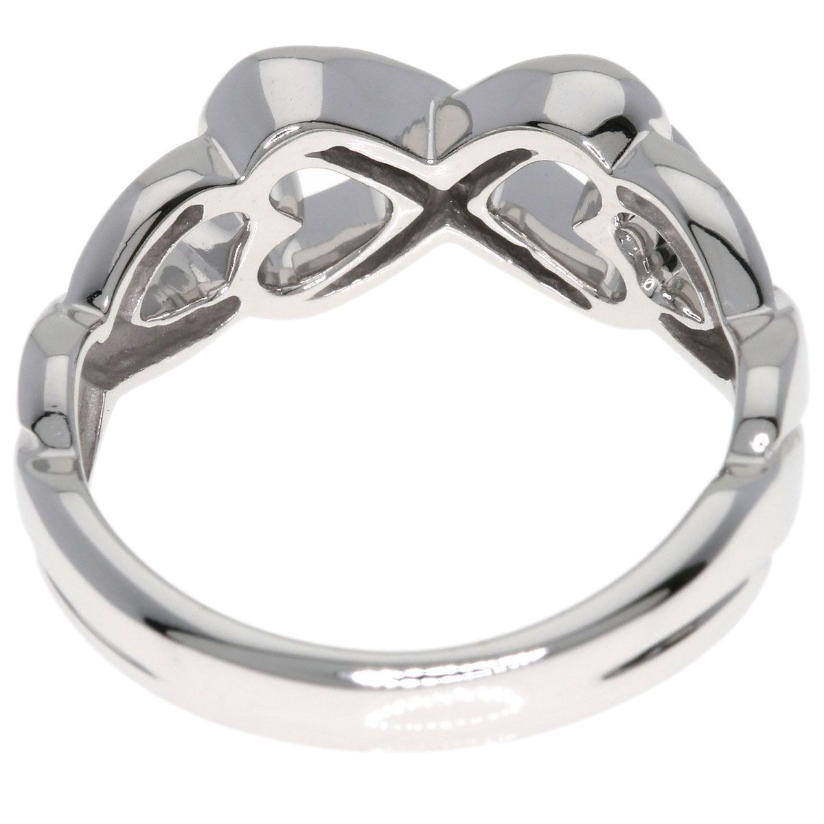 Tiffany & Co. リング ラビング ハートダイヤモンド K18WG TIFFANY&Co.（ティファニー） (新品仕上げ済)ティファニー TIFFANY