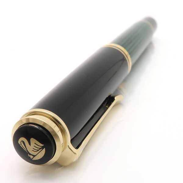 Pelikan 万年筆 スーベレーン グリーンストライプ　14C-585 即日出荷OK】Pelikan ペリカン 万年筆 M605 スーベレーン グリーン