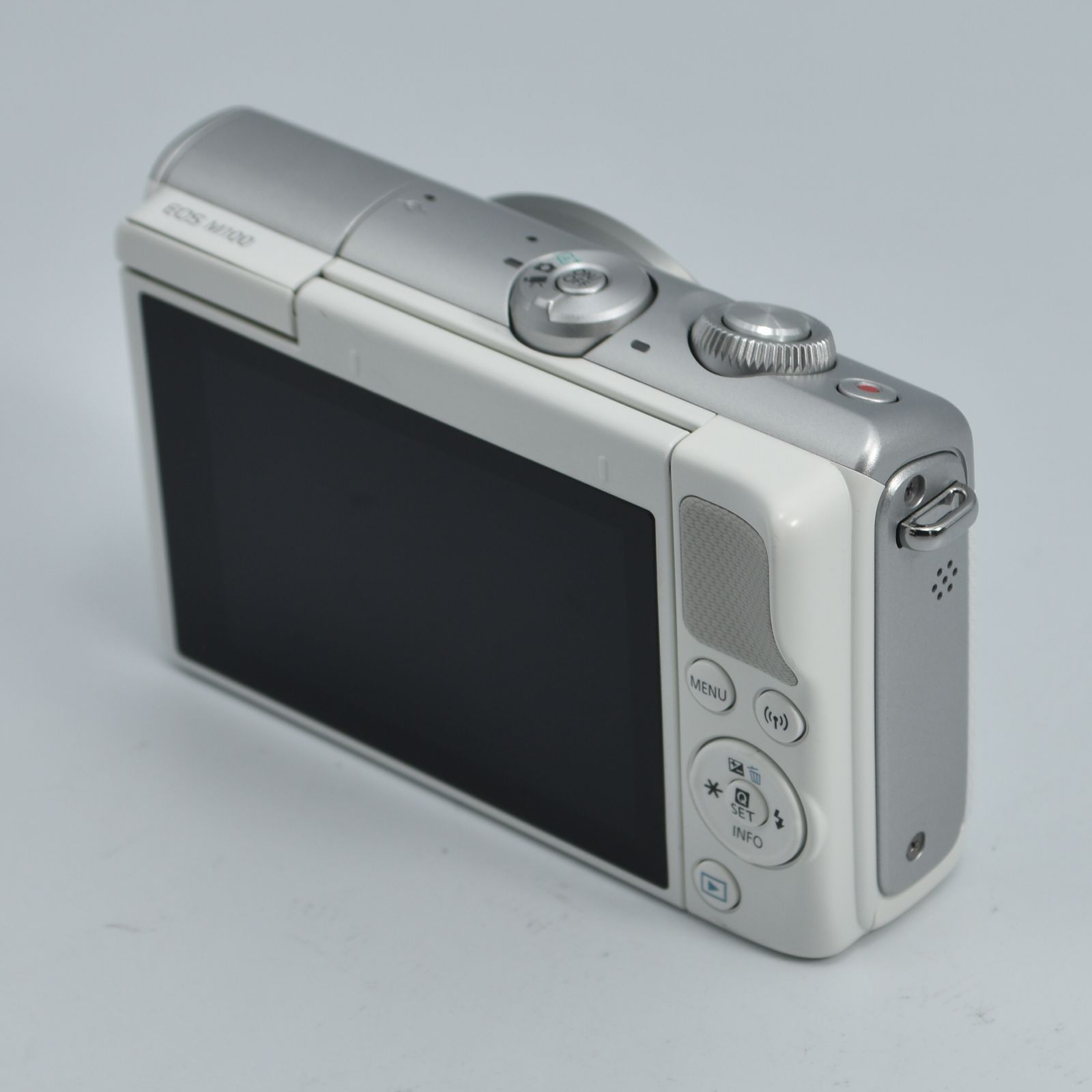 B#10476 T Canon ミラーレス一眼カメラ EOS M100 ボディー(ホワイト
