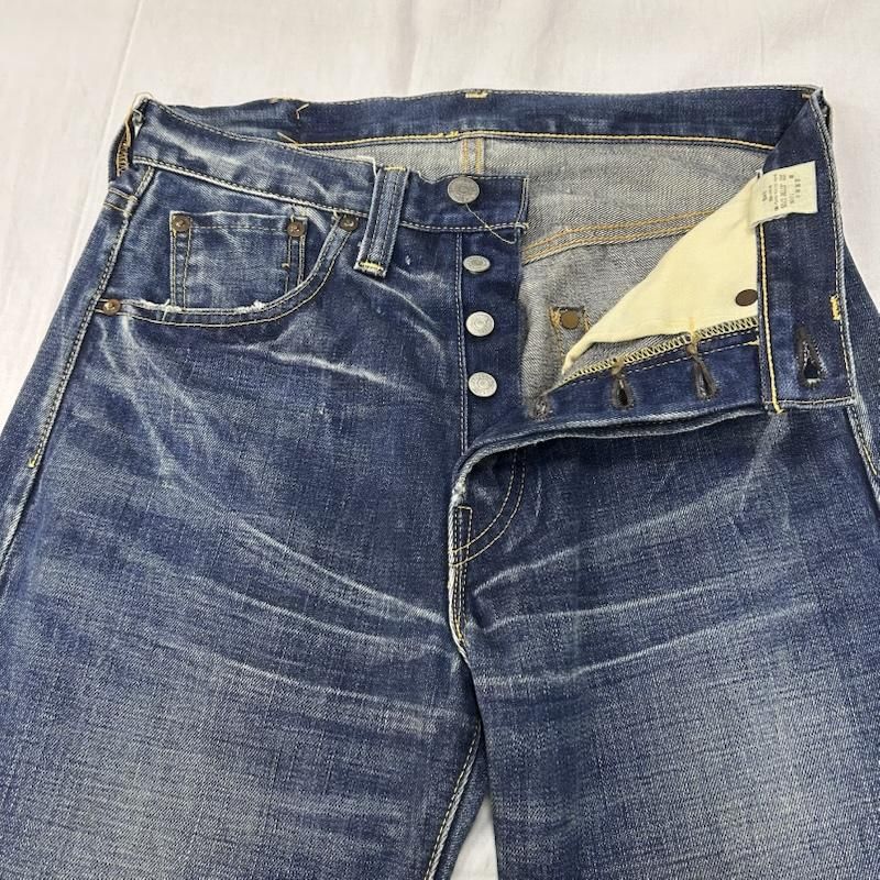 リーバイス 47501 501xx 復刻 ビックE セルビッチ 赤耳 ボタンフライ
