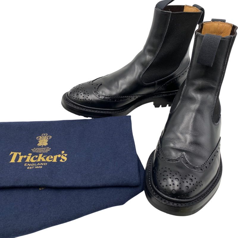 中古品】 TRICKER'S トリッカーズ 2754 3 HENRY SIDE GORE BOOTS