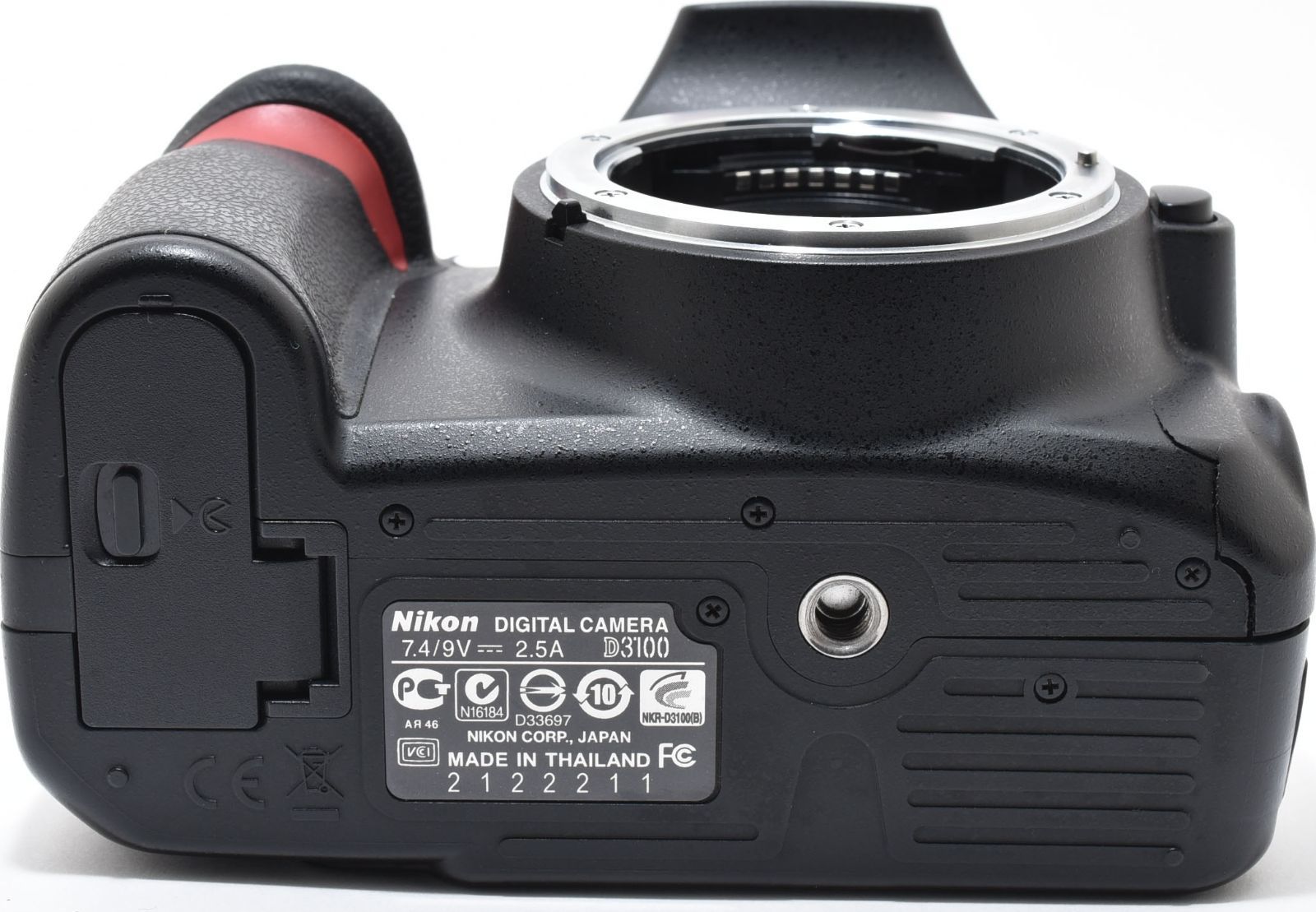 L23[7045B] ニコン Nikon D3100 ボディ 【ショット数 7,934回】 - メルカリ