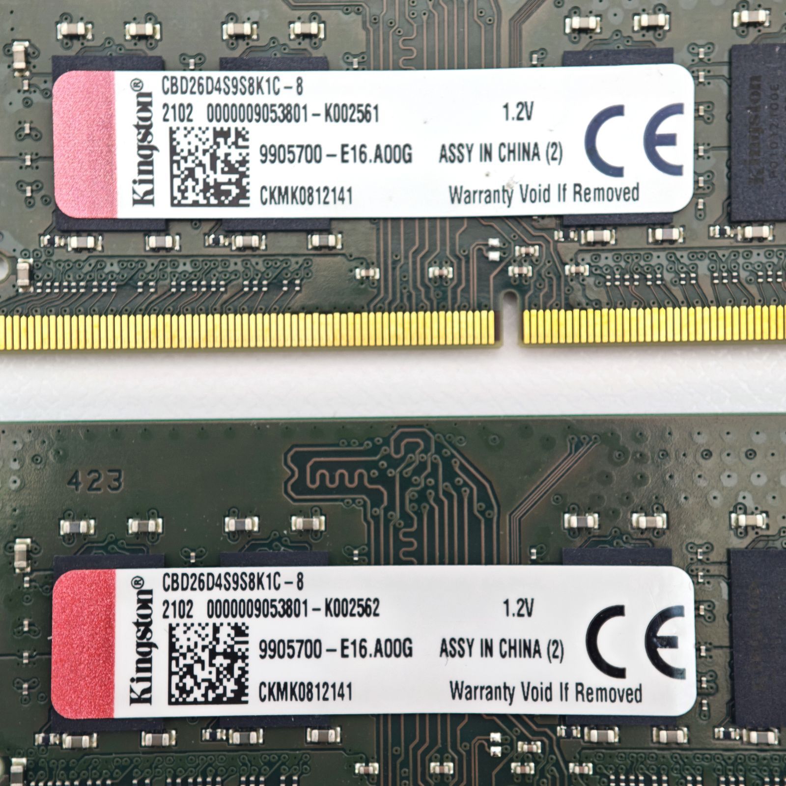 Kingston ノートPC用メモリ SO-DIMM DDR4-2666 8GB×2枚 合計16GB 2