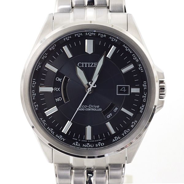 CITIZEN シチズン メンズ腕時計 エコドライブ 電波時計 20気圧防水 