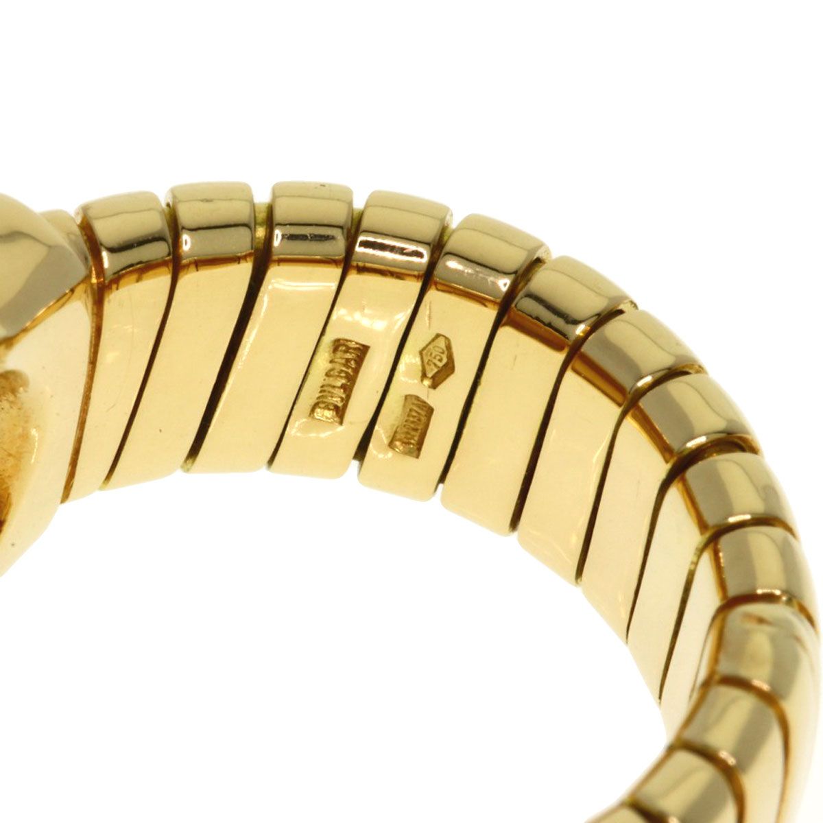 BVLGARI ブルガリ トゥボガス オニキス リング・指輪 K18YG レディース