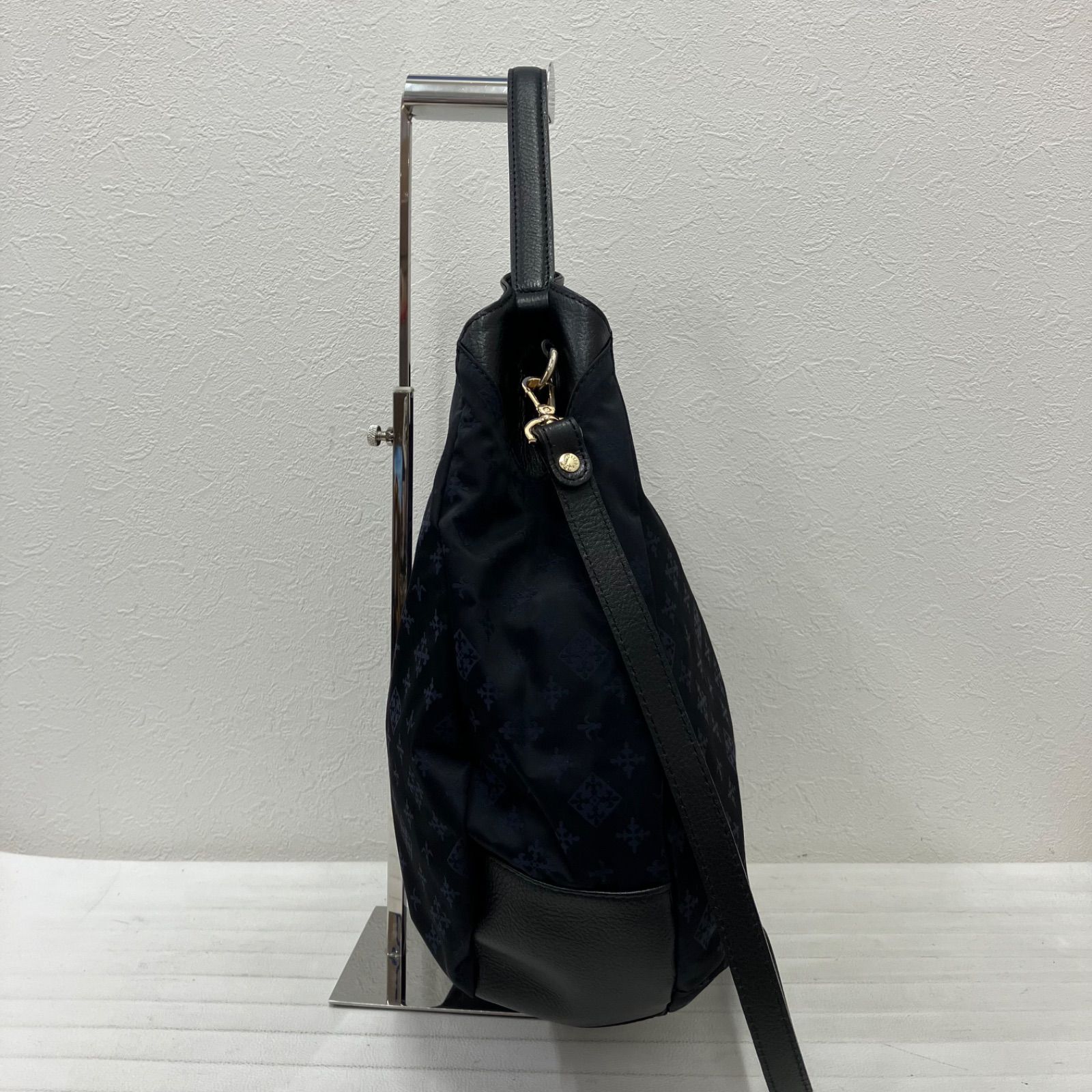 russet ラシット 2WAY トートバッグ ショルダーバッグ ネイビー大容量 